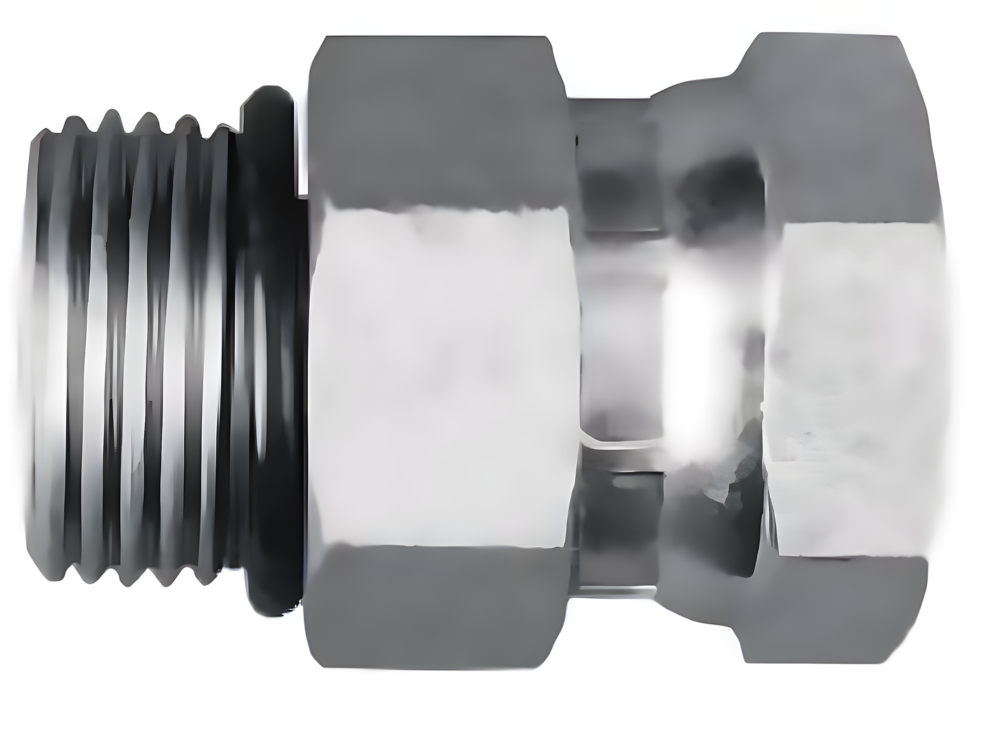 Adaptador Hidráulico Serie 6900 - Macho SAE O-Ring x Hembra NPSM Giratoria — render Dixon