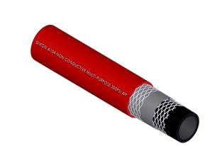 Manguera Industrial A101 color roja para aire, agua y uso General- Precio por metro y Configura sus Medidas