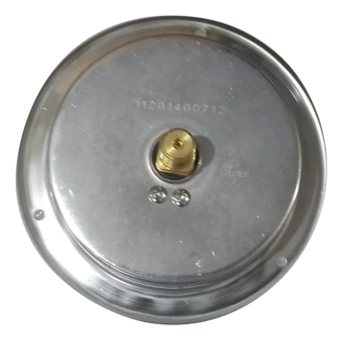 Manometro Industrial Inferior Módelo 255/Caratula 100mm seco, Caja Acero Inoxidable - Configurable Rangos de Presión