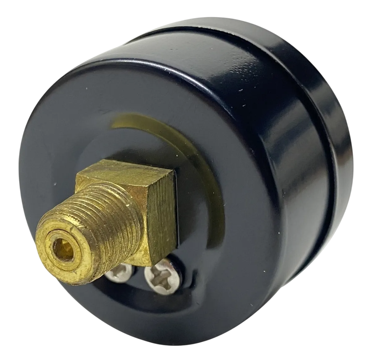 Manometro Industrial Posterior Módelo 05/Caratula 40mm Seco, Caja Lámina de acero esmaltado negro - Configurable Rangos de Presión