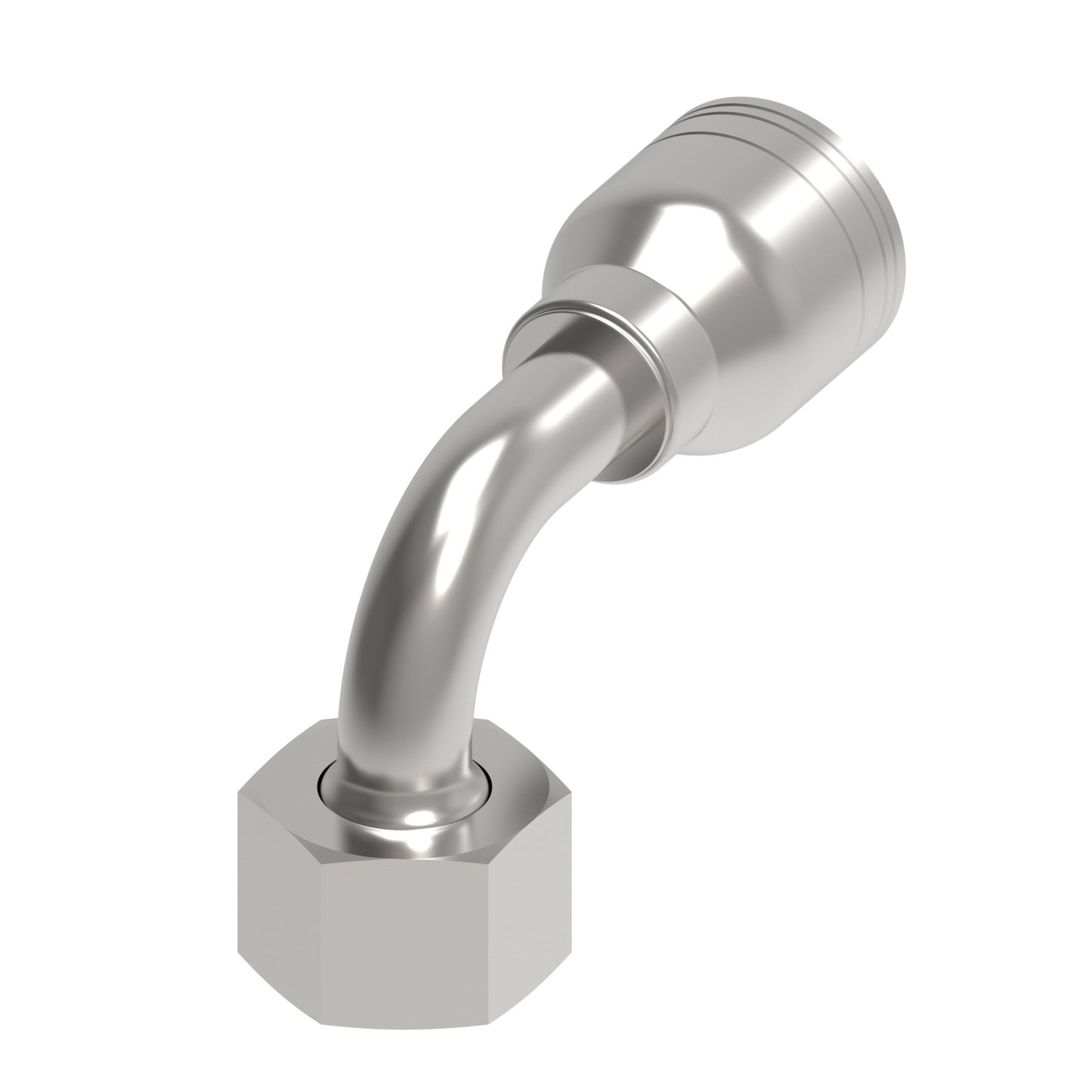Serie 1A*DSB*-Conexión Hidráulica Prensable Codo 90°Hembra giratoria DKO, servicio pesado (Configuraciones de Diámetro y Conexión de Manguera)