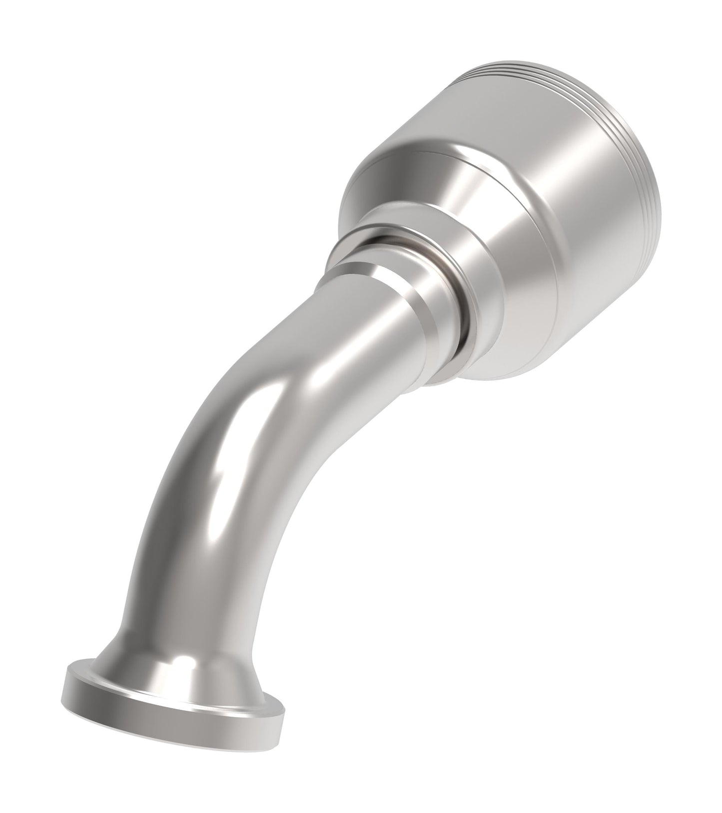 Brida codo 67.5° Código 61 SAE - 3000 psi para manguera de 4 espirales serie 4S - Configura sus Medidas