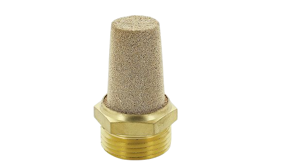 Silenciador neumático de bronce sinterizado macho NPT - Configura sus Medidas