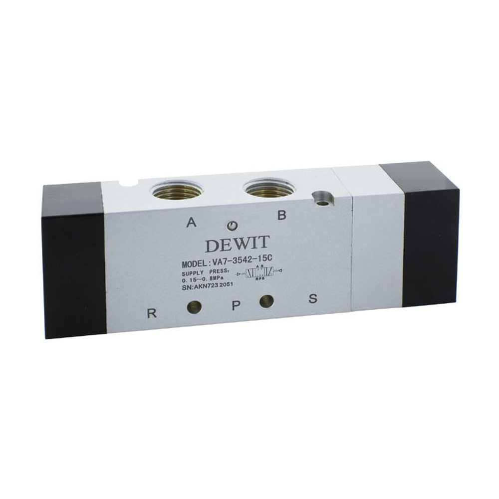 Válvula Neumática Pilotada DE WIT Serie VA7 - 5/3 Vías