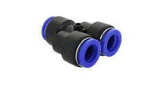 Conexión plástica métrica union (Y) Tubos neumática Push In - Configura sus Medidas
