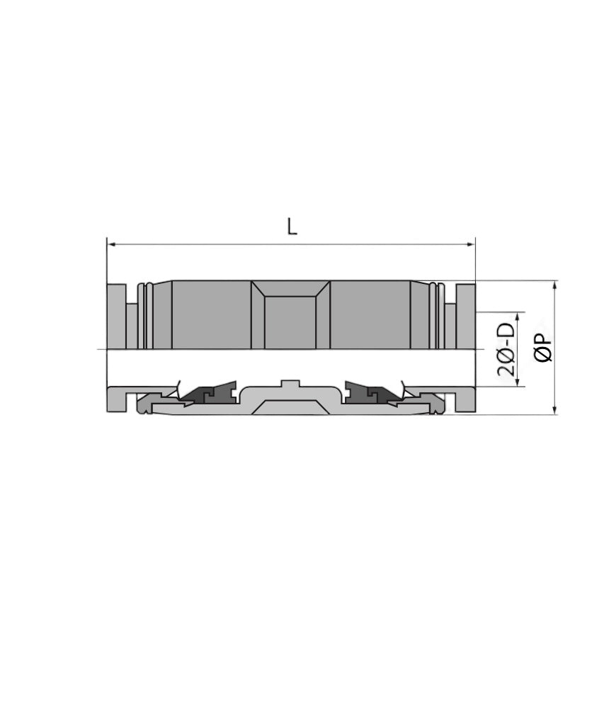 SKU: 0068-3/8 Conexión union neumática push-in 3/8" Ø Marca Dewit