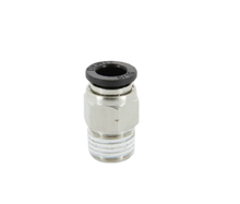 Conexión plástica neumática recta macho hexagonal (Cuerda NPT) - Configura sus Medidas en pulgadas