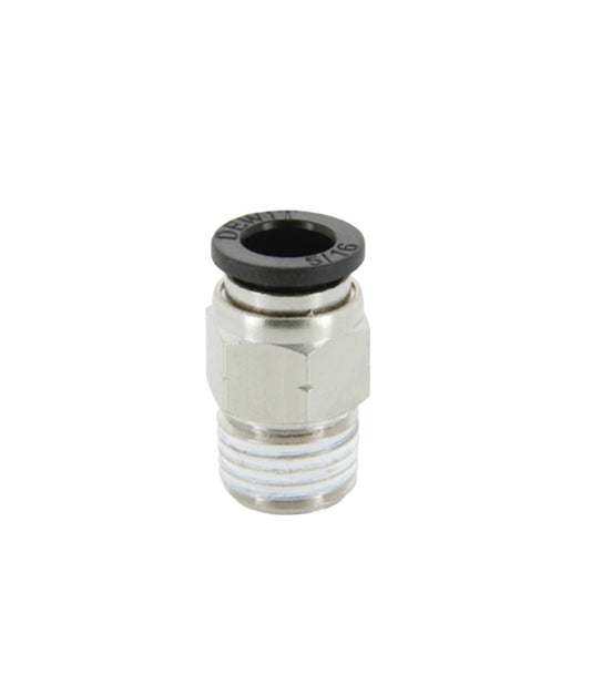 SKU:0121-1/2-38 Conexión recta neumática push-in 1/2"Ø x 3/8" NPT Marca Dewit