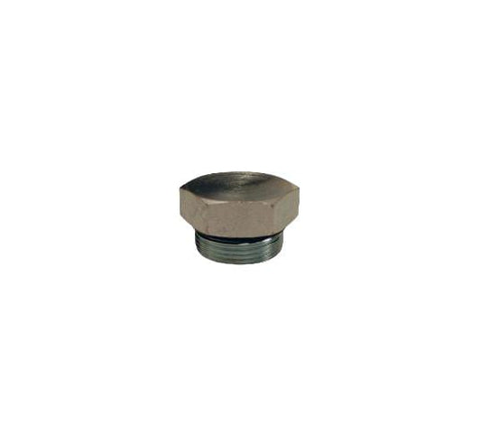 SKU 1255-12H Adaptador hidráulico tapón macho hexagonal ORB 3/4" (1 1/16”-12) 3500 psi Marca Dixon