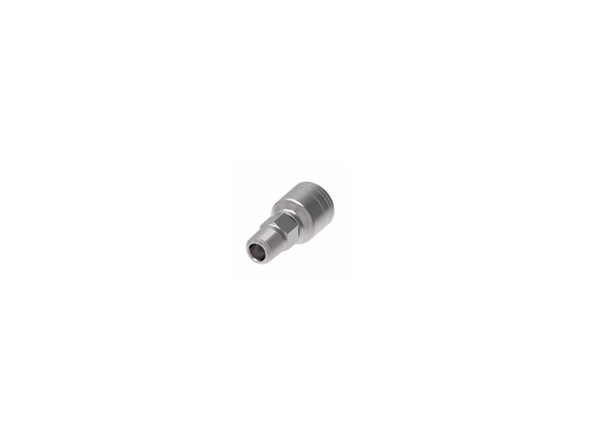 SKU: 1AA6MP6 Conexión recta hidráulica prensable macho NPT 3/8" X 3/8" Ø tamaño rayal-06  Marca Aeroquip