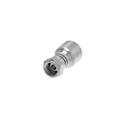 SKU: 1A4BF4 Conexión hidraulica prensable recta hembra BSPP 1/4" X 1/4" Ø tamaño rayal -04 Marca Aeroquip