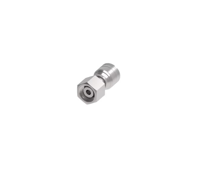 SKU: 1A10DS6 Conexión hidraulica prensable recta hembra DIN M22X1.5 X 3/8" Ø tamaño rayal -06 Marca Aeroquip