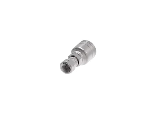 SKU: 1AA4FS4 Conexión recta hidráulica prensable hembra SAE 45° 1/4" X 1/4" Ø tamaño rayal-04  Marca Aeroquip