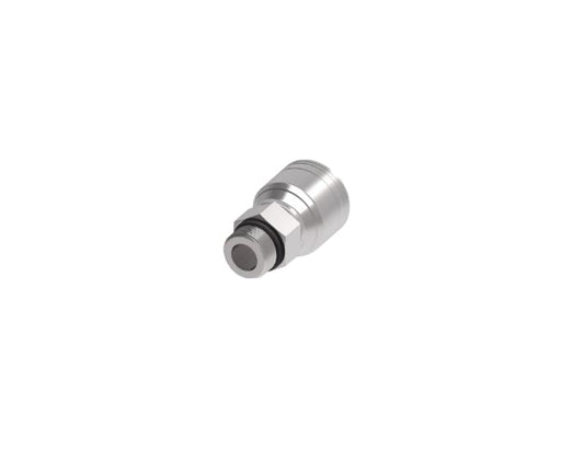 SKU: 1AA4MB4 Conexión recta hidráulica prensable macho ORB 1/4" X 1/4" Ø tamaño rayal-04 Marca Aeroquip