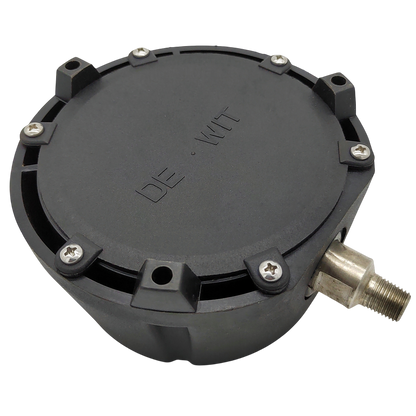 Manómetro Industrial conexion inferior modelo 2000 115mm, caja fenol tipo torreta frente sólido - Configurable rangos de presión