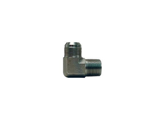 SKU: 2501-8-8 Adaptador hidraulico codo 90° macho JIC 1/2" X macho NPT 1/2" 3000 psi Marca Dixon