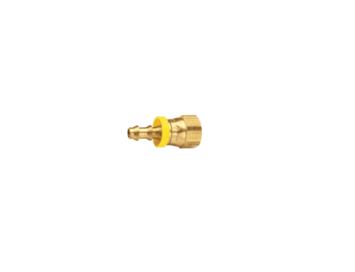 SKU: 2880609C Conexión Laton  recta industrial Push-On hembra JIC 3/8" X 3/8" Ø Marca Dixon