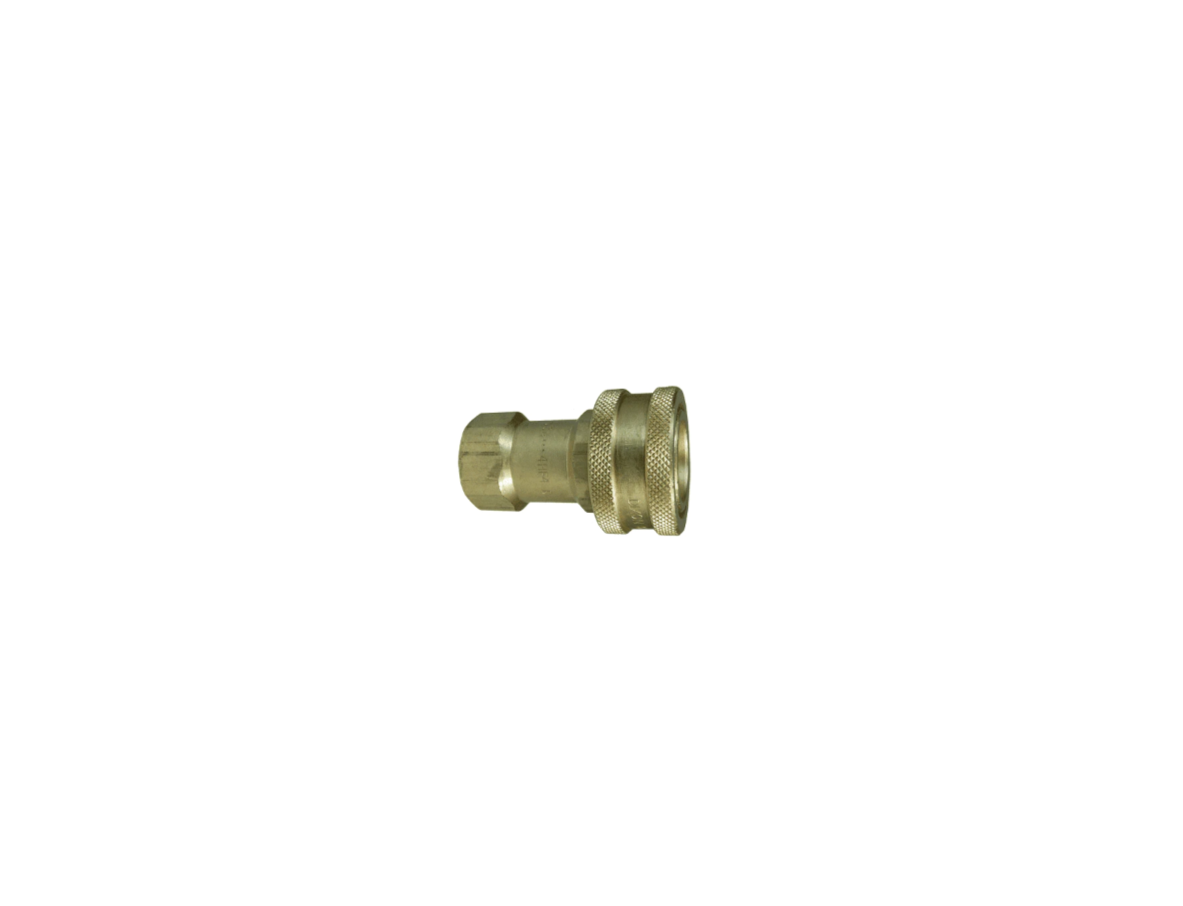 SKU: 3HF3-B Cople Hidráulico mitad hembra ISO B 3/8" X Hembra NPT 3/8" Marca Dixon