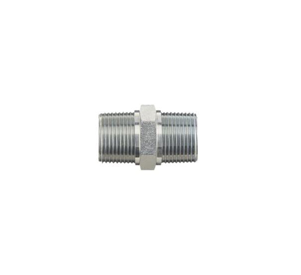 SKU:5404-12-8 Adaptador hidráulico recto macho NPT 3/4" X  macho NPT 1/2" 2500 psi Marca Dixon