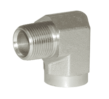 Adaptador Hidráulico Serie 5502 - Codo 90º Macho NPTF x Hembra NPTF — foto de producto