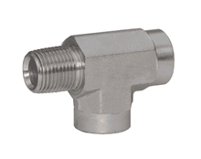 Adaptador Hidráulico Serie 5602 - Tee de Flujo Macho NPTF x Hembra NPTF x Hembra NPTF — foto de producto