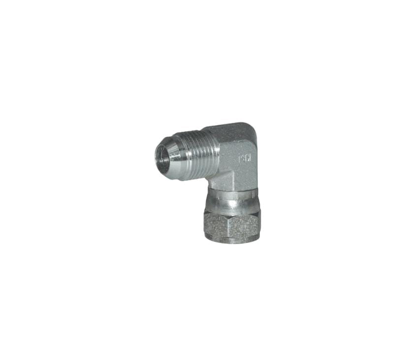 SKU: 6500-6 Adaptador hidráulico codo 90° macho JIC 3/8" X hembra JIC 3/8" Marca Dixon