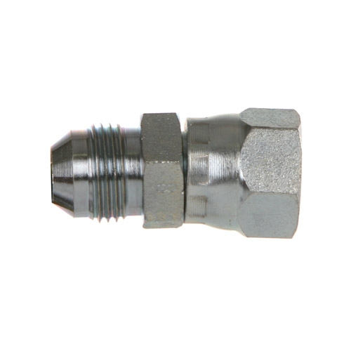 Adaptador Hidráulico Serie 6504 - Macho JIC 37º x Hembra JIC 37º Giratoria — foto de producto