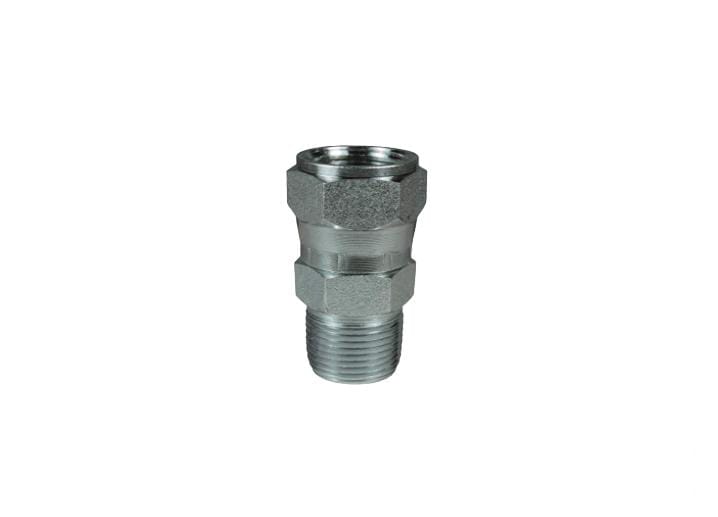 SKU 6505-8-6 Adaptador hidráulico recto hembra giratoria JIC 1/2" X macho NPT 3/8" 4000 psi Marca Dixon