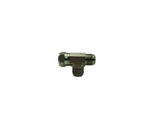 SKU 6602-6 Adaptador hidráulico tee hembra lateral macho JIC 3/8" X macho JIC 3/8" X hembra JIC 3/8" 4000 psi Marca Dixon