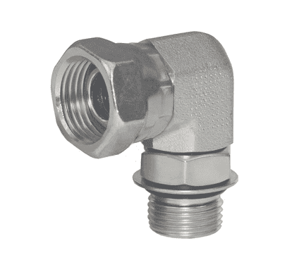 Adaptador Hidráulico Serie 6901 - Codo 90º Macho SAE O-Ring x Hembra NPSM Giratoria — render Dixon