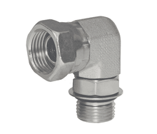 Adaptador Hidráulico Serie 6901 - Codo 90º Macho SAE O-Ring x Hembra NPSM Giratoria — render Dixon