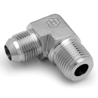 Adaptador codo 90° 749HF Ham-Let — Macho JIC × Macho NPT