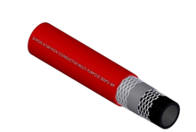 Manguera Industrial A101 color roja para aire, agua y uso General- Precio por metro y Configura sus Medidas