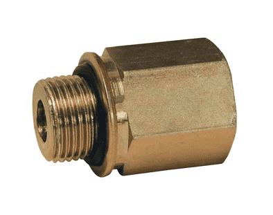Adaptador Hidráulico Serie B3455 - Hembra NPTF x Macho BSPP — render Dixon