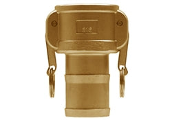 Conexion metálica rápida de leva y ranura tipo C (Configura material, tipo de rosca y medidas)
