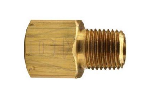 SKU:3750606C Adaptador industrial reducción bushing hembra NPT 3/8" X macho NPT 3/8" Marca Dixon