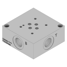 Sub-base Hidráulica DAMAN Individual Aluminio CETOP 3 - Rosca SAE