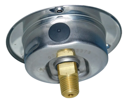 Manometro Industrial Posterior Módelo 255V/Caratula 63mm con glicerina, Caja Acero Inoxidable - Configurable Rangos de Presión