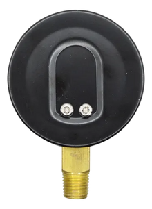 Manometro Industrial Inferior Módelo 11/Caratula 51mm Seco, Caja Lámina de acero esmaltado negro - Configurable Rangos de Presión