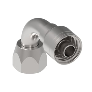 Serie 1AA*FJB*-Conexión Hidráulica Prensable Codo 90° Hembra JIC (Configuraciones de Diámetro y Conexión de Manguera)