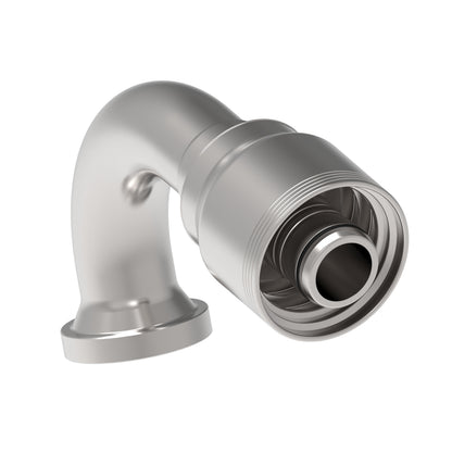 Brida codo 110° Código 61 SAE - 3000 psi para manguera de 4 espirales serie 4S - Configura sus Medidas