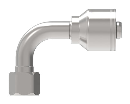 Codo 90° — Danfoss 4S Series Crimp Hose Fittings Female JIC/37 Swivel 90 Elbow 4SAXXFJB12 (CENTER)