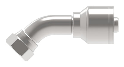 Codo 45° — Danfoss 4S Series Crimp Hose Fittings Female BSPP Swivel 60 Cone 45 Elbow 4SXXBFA12 (CENTER)