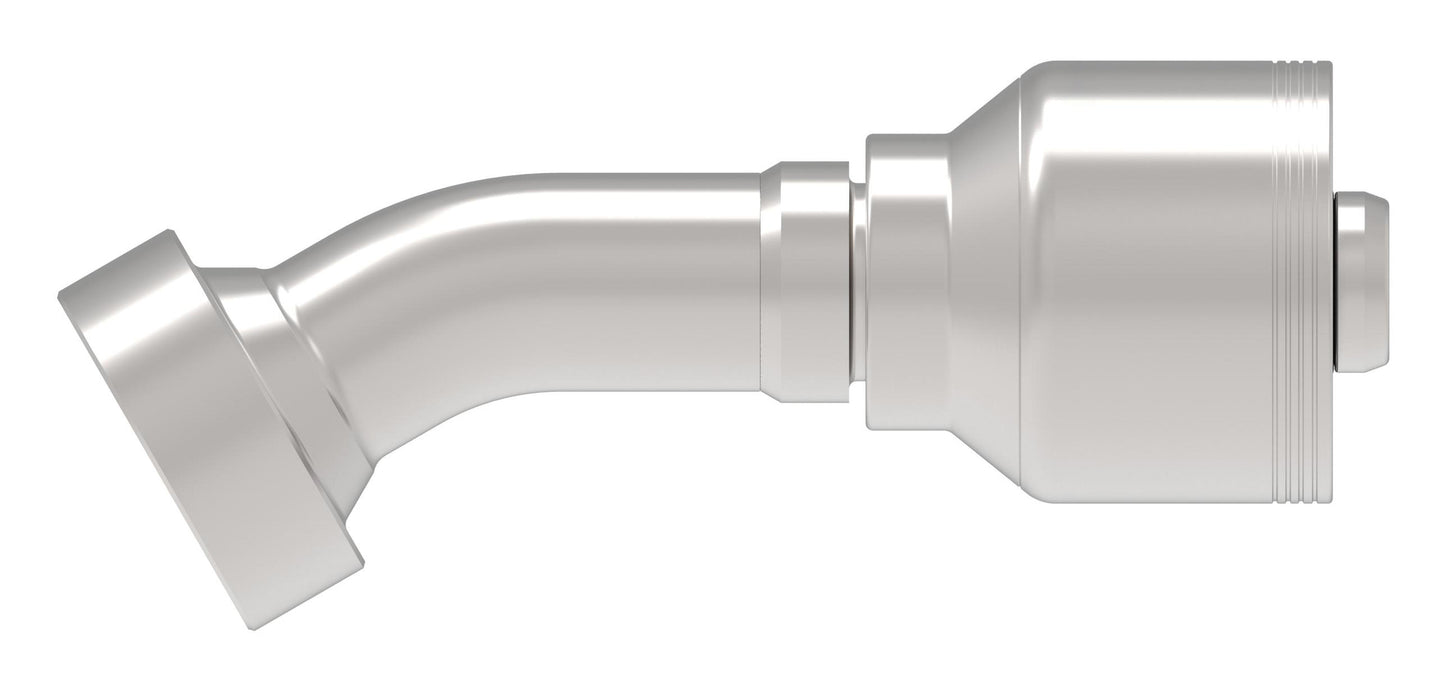 Brida codo 30° CAT 6000 psi para manguera de 4 espirales serie 4S - Configura sus Medidas