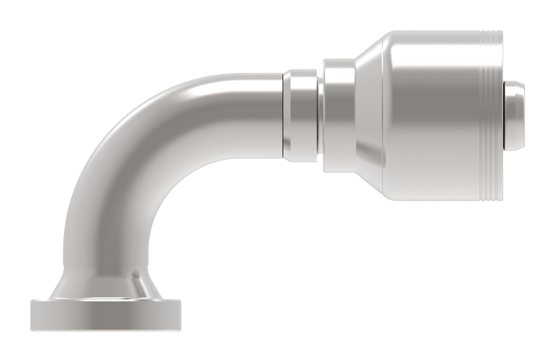 Codo 90° — Danfoss 4S Series Crimp Hose Fittings SAE Code 62 Flange 90 Elbow 4SXXFHB12 (CENTER)
