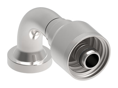 Brida codo 90° Código 62 - 6000 psi para manguera de 4 espirales serie 4S - Configura sus Medidas