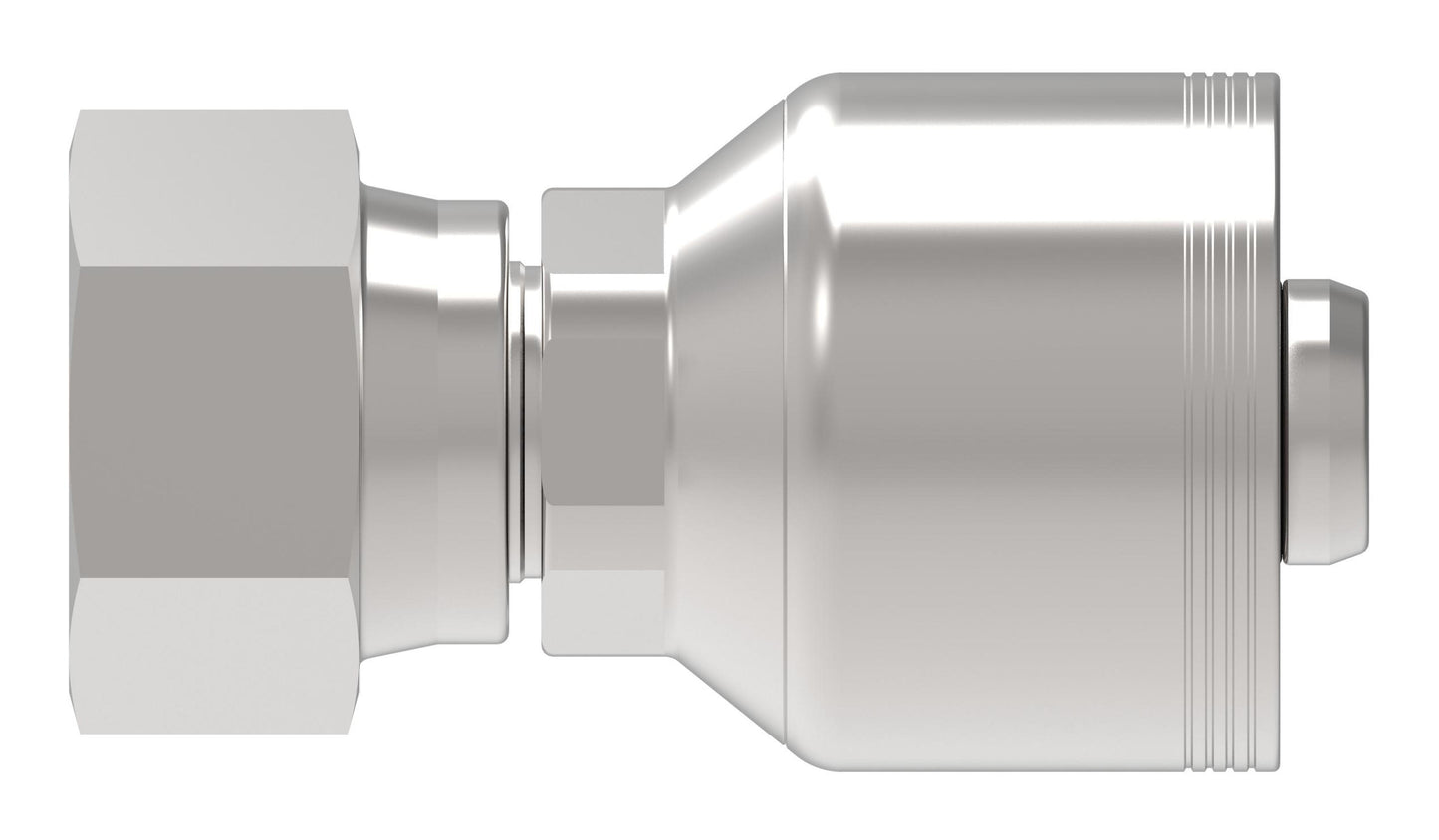 Recta — Danfoss 4S Series Crimp Hose Fittings Komatsu Female Swivel 4SXXKF12 (CENTER)