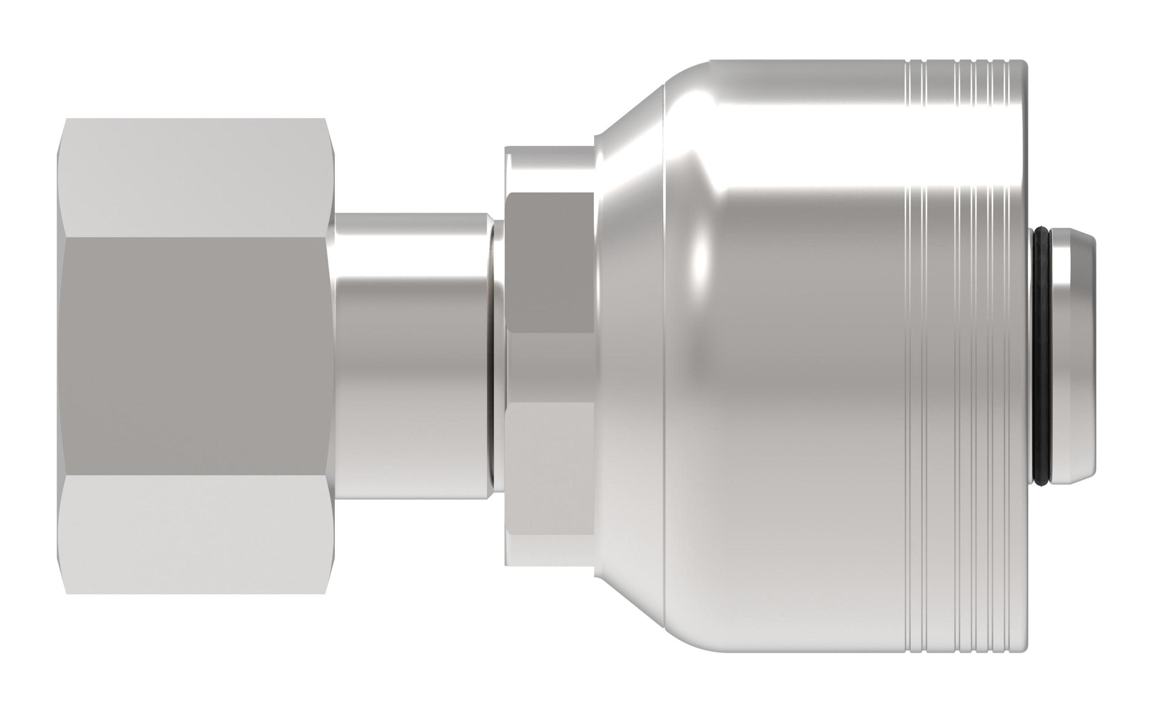 Danfoss 6S Series Crimp Hose Fittings Female Swivel ORS 6SAXXFR16 (CENTER)