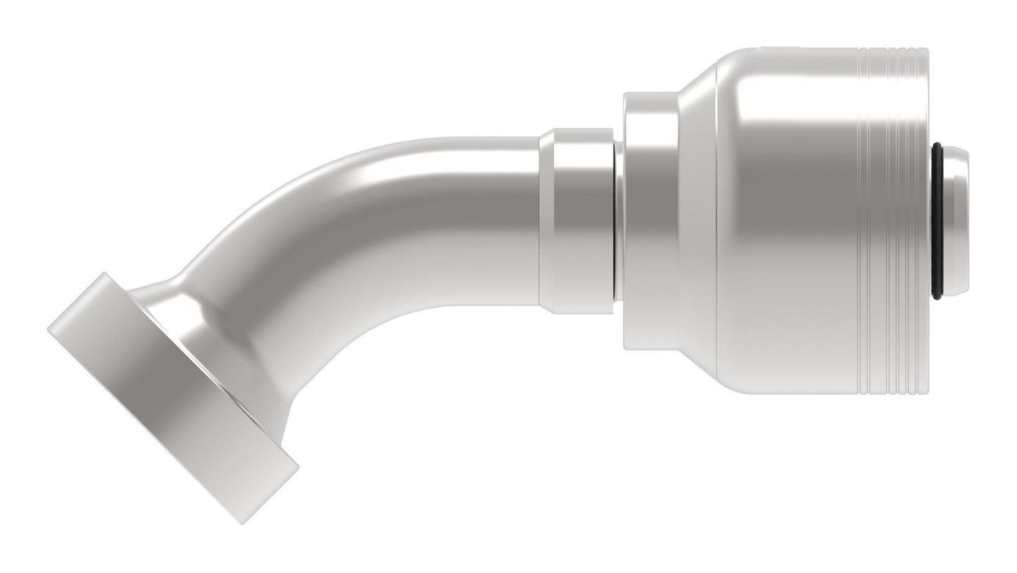 Codo 45° — Danfoss 6S Series Crimp Hose Fittings CAT Flange 45 Elbow 6SXXCTA16 (CENTER)