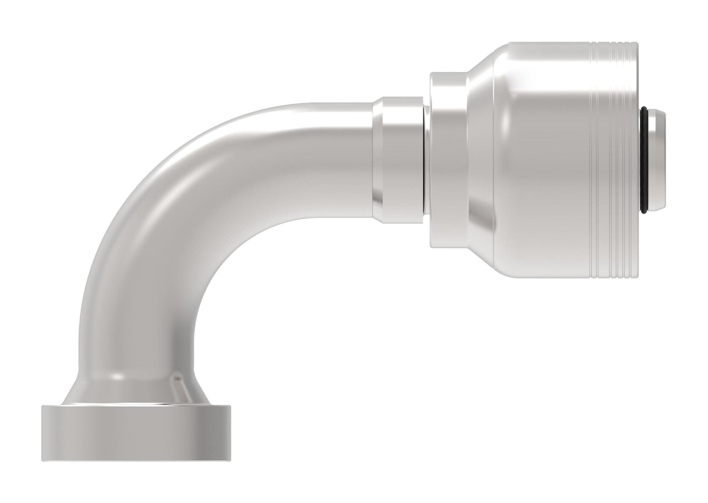 Codo 90° — Danfoss 6S Series Crimp Hose Fittings CAT Flange 90 Elbow 6SXXCTB16 (CENTER)